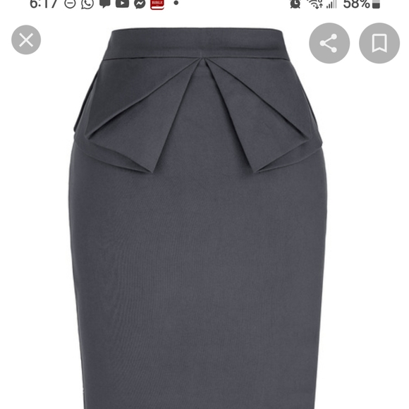 Grace Karin Dresses & Skirts - Grace Karen Black Pencil Skirt  Size M